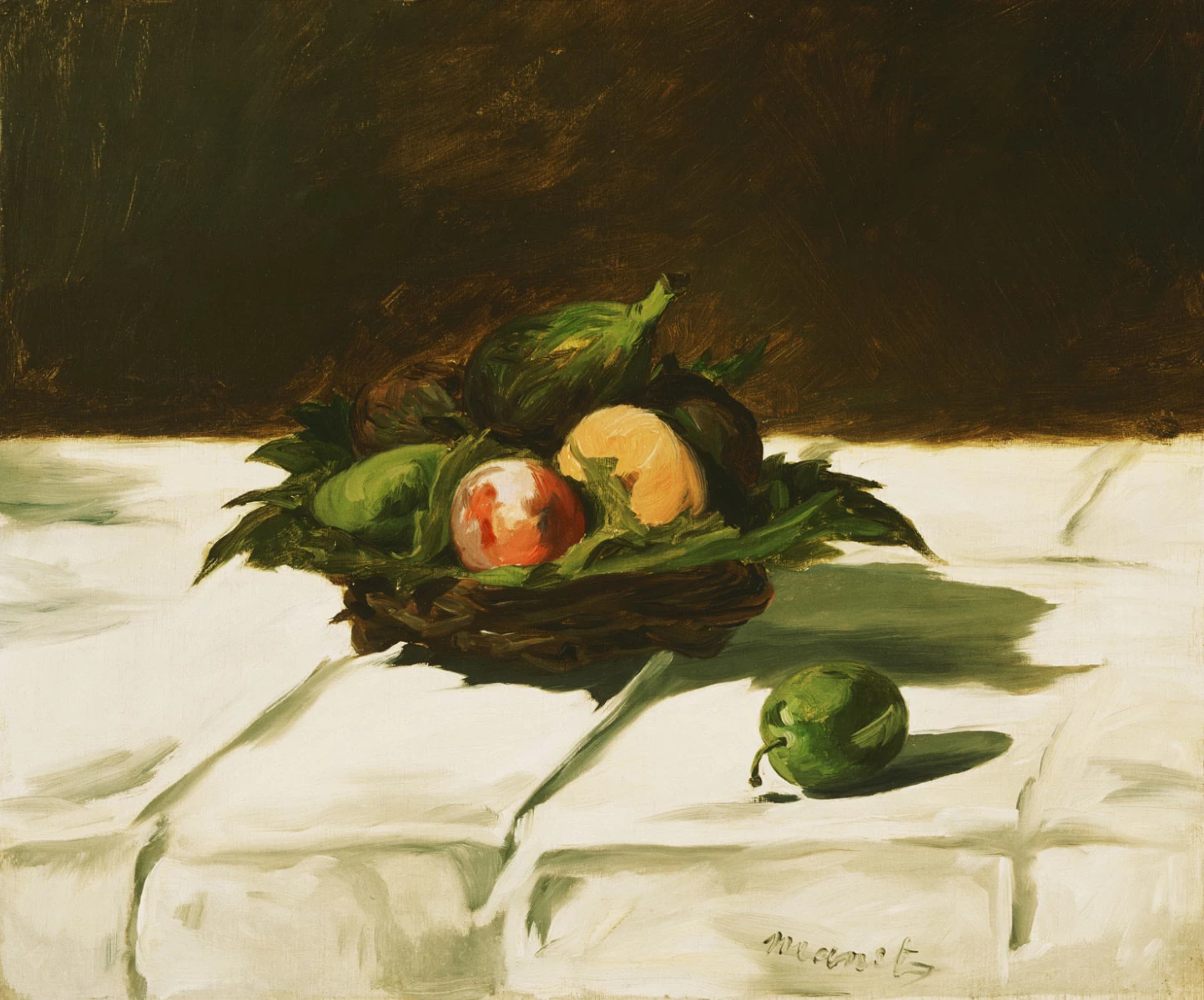  67-Édouard Manet, Cestino di frutta, 1864-Philadelphia Museum of Art 